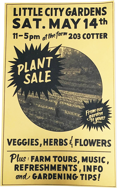 plant sale poster website